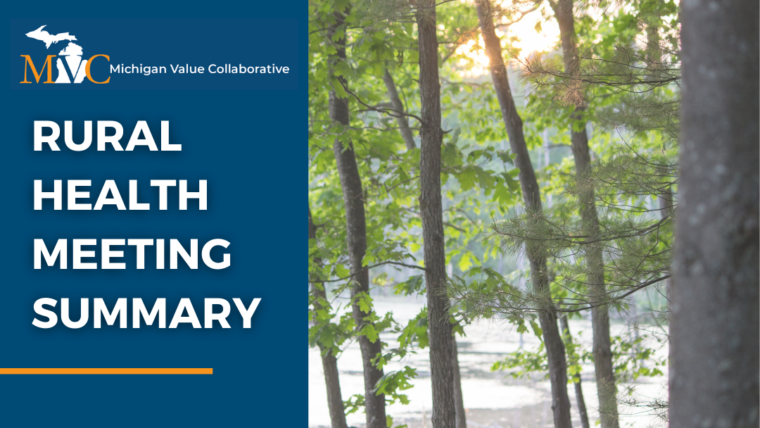 MVC Rural Health Meeting Summary: Delivering Value in Rural and Northern Michigan