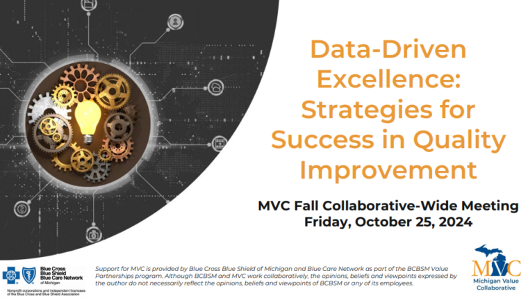 MVC Fall 2024 Meeting Summary: Data-Driven Strategies for Success in Quality Improvement